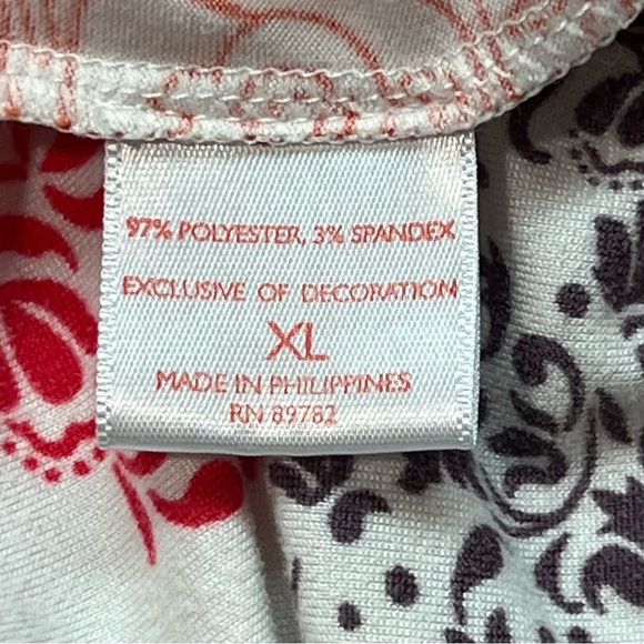 Josie Pajama Set Long Sleeve Top Pants Floral Print Loungewear Sleepwear Size XL - Picture 7 of 12